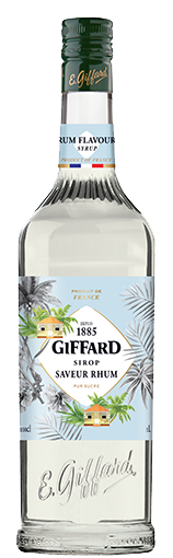 Limonade- en koffiesiroop Rum van Giffard