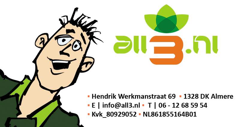 Groen onderhoud gegevens all3 Almere.