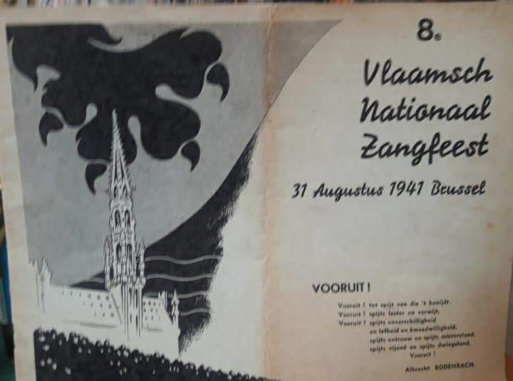 Programma Vlaams Nationaal zangfeest 1941 / tekening Armand Panis .