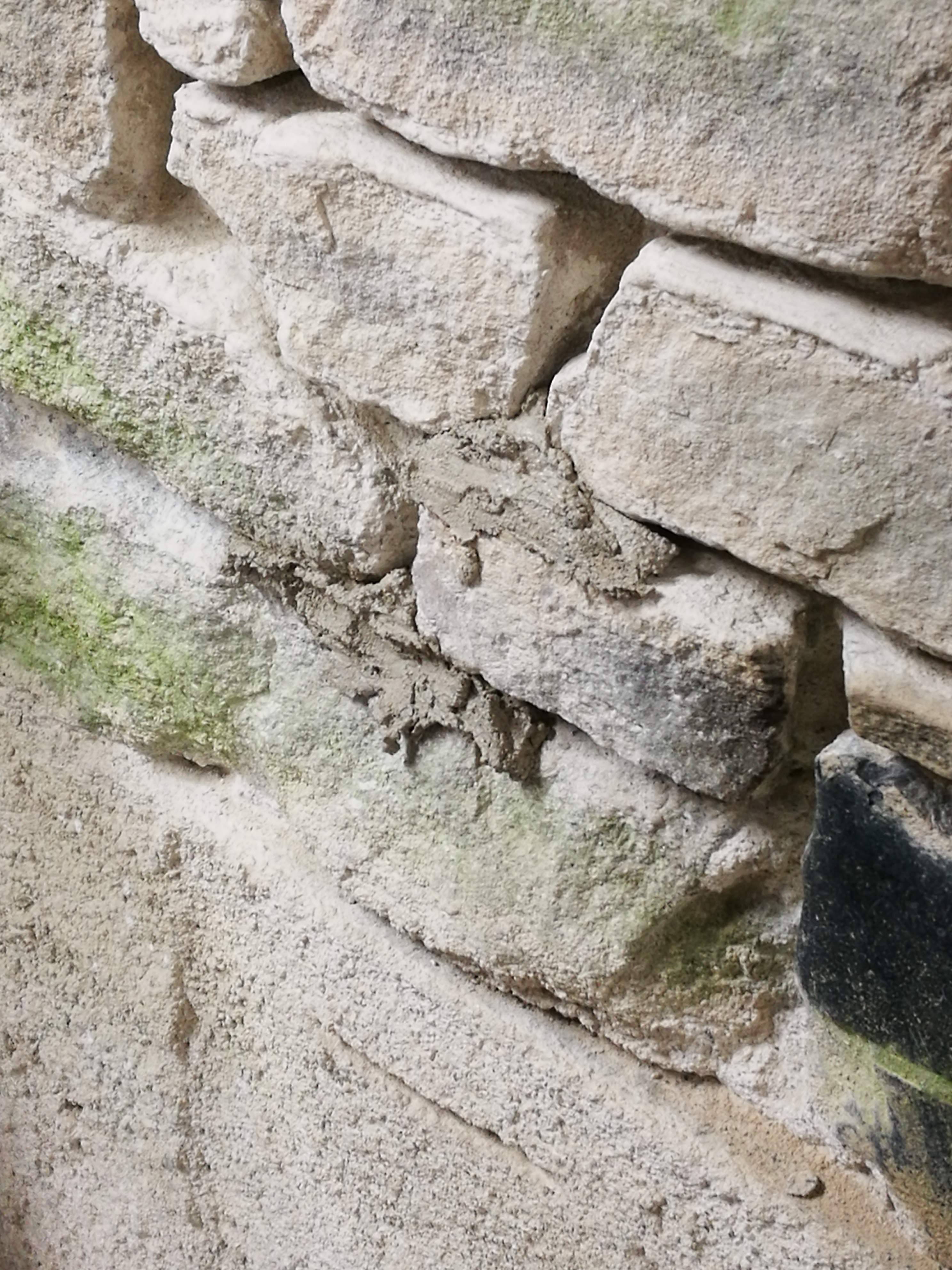 More pointing with lime mortar