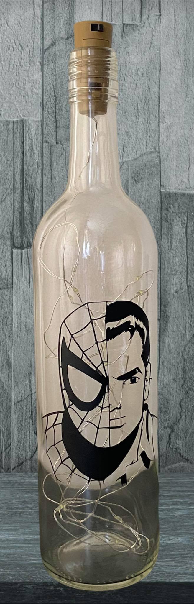 Spiderman/Peter Parker Light Up Bottle