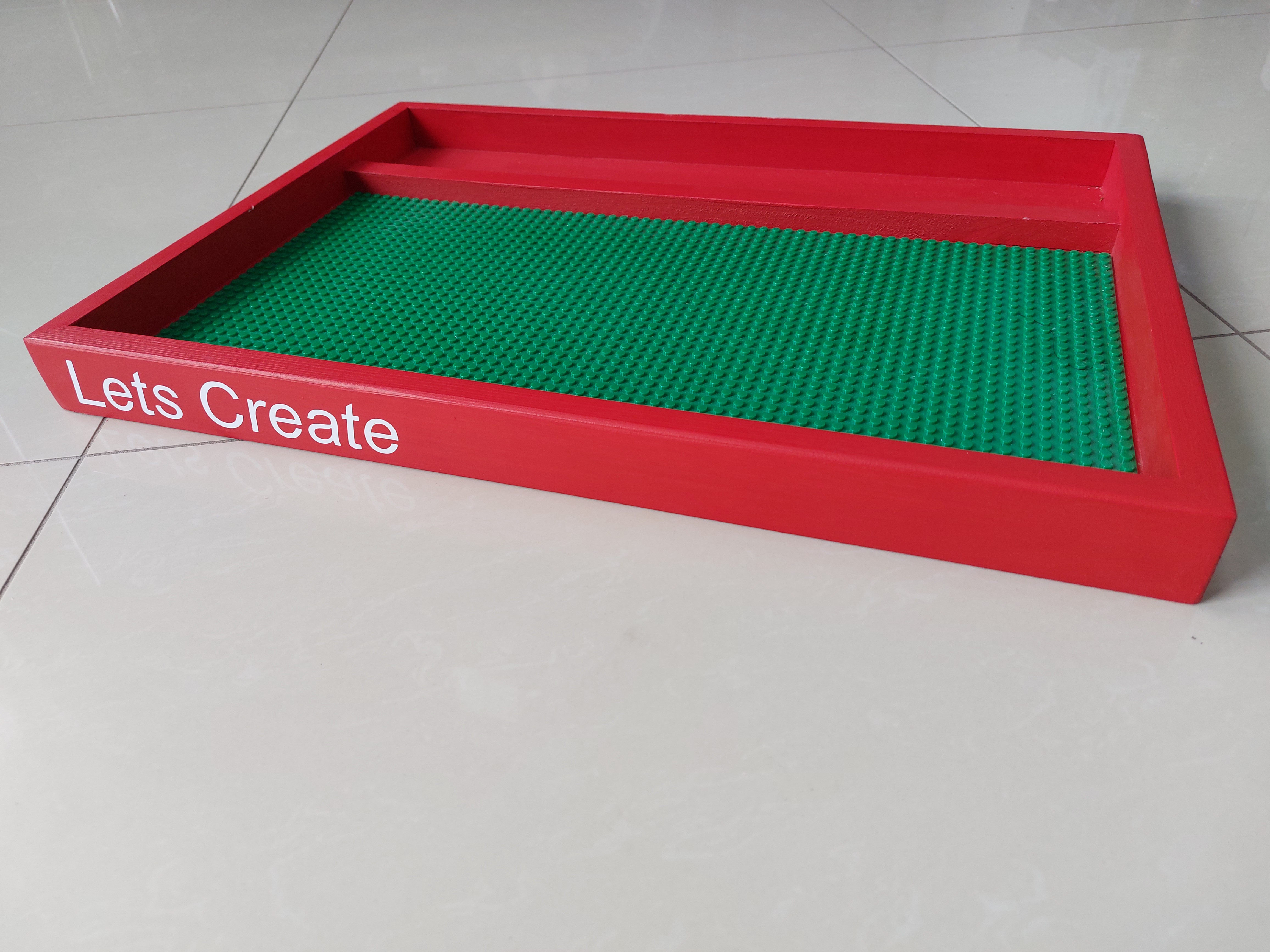 Large Red Tray