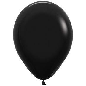 Latex ballonnen  zwart
