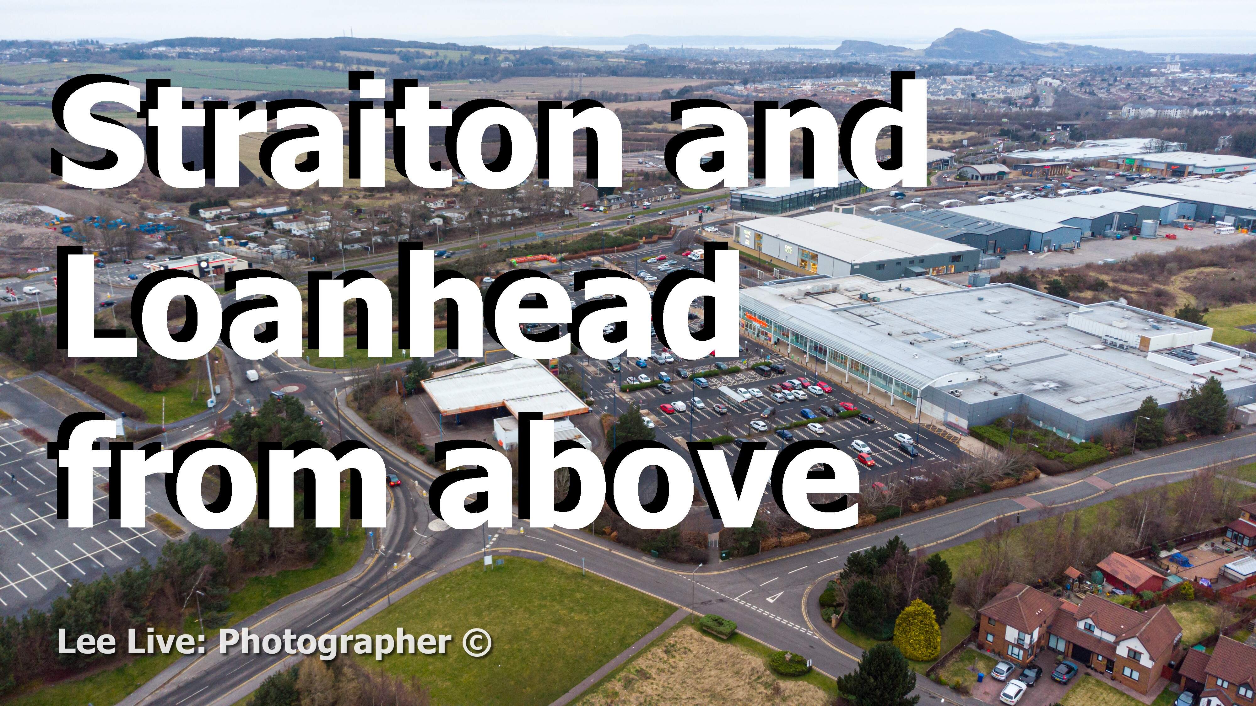 Aerial Drone Videography: Straiton Retail Park and Loanhead Suburbs