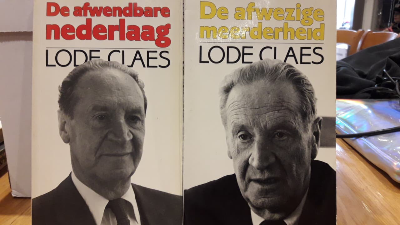 2 boeken Lode Claes - De afwendbare nederlaag en de afwezige meerderheid