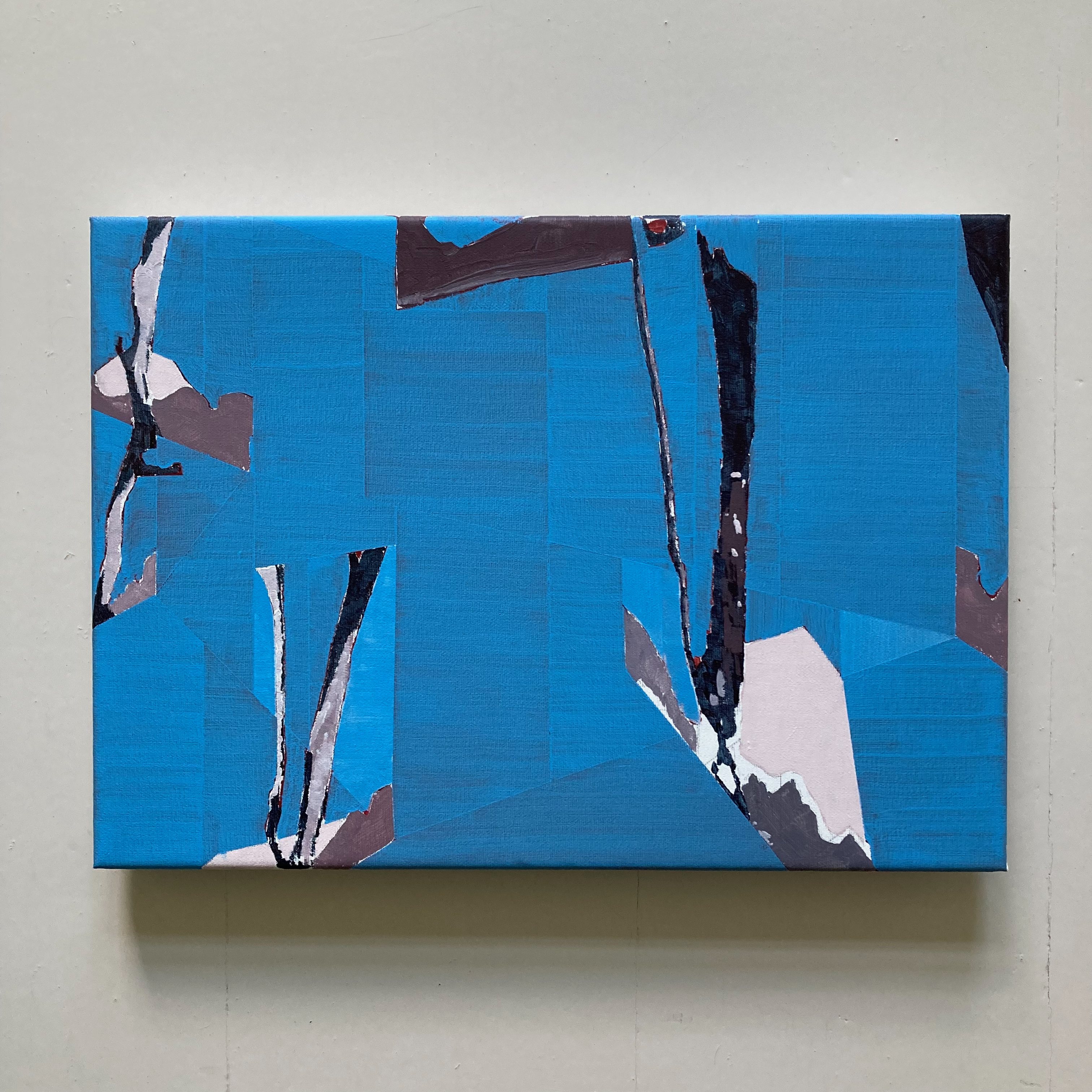 'L'estartit VI', 30 x 42 cm, acrylics on canvas, 2023