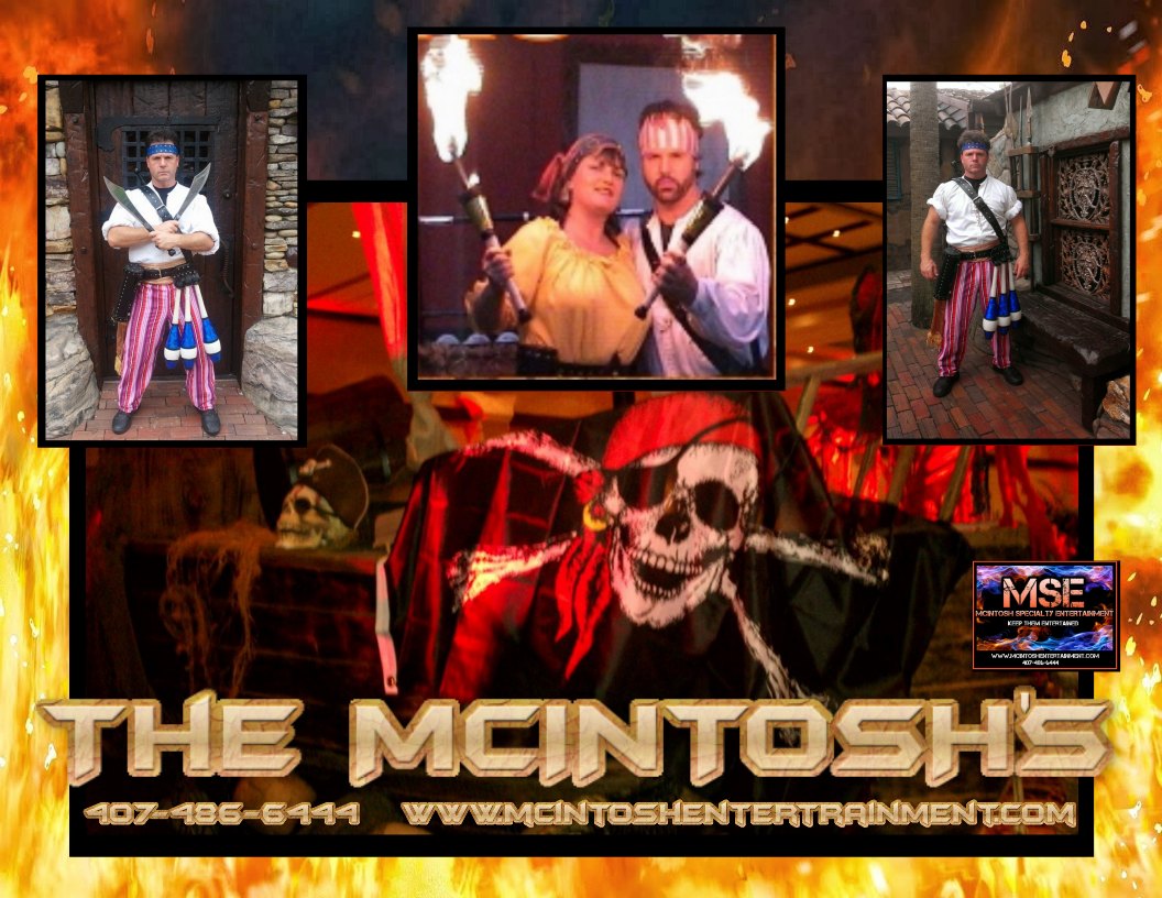 Themed Juggling Entertainers. Conventions, Trade Shows, Events. www.mcintoshentertainment.com