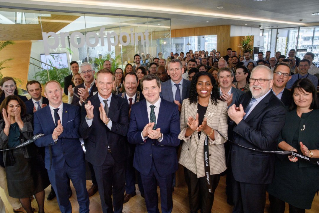 Cybersecurity Leader Proofpoint Expands Global Presence with International Hub in Cork, Ireland