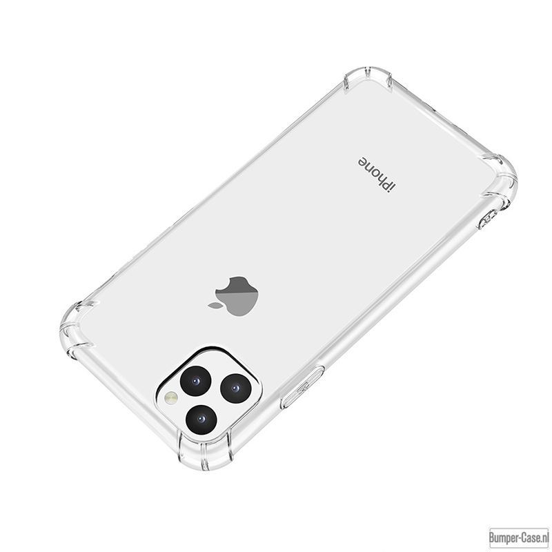 iPhone 11 Pro - Doorzichtig bumper hoesje schokbestendig