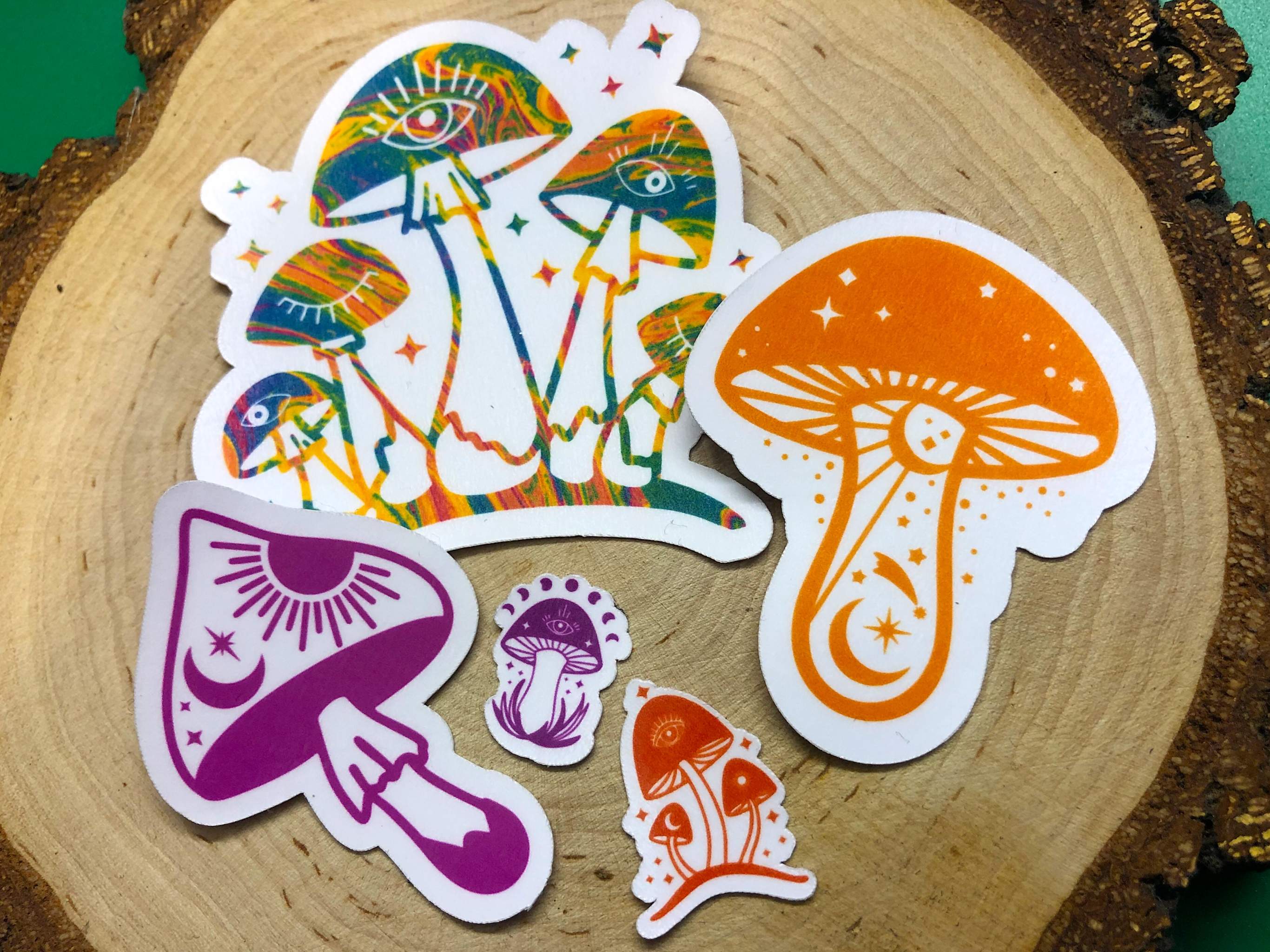 Magic Mushroom Vinyl Stickers