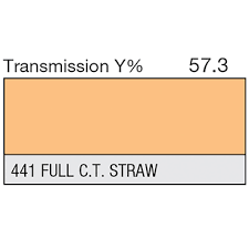 Lee 441 Full C.T. Straw
