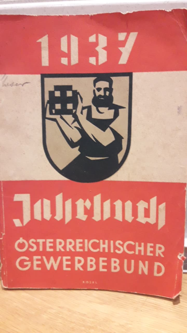 zeldzaam / Jahrbuch 1937 Osterreichischer Gewerbebund