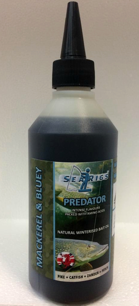 Predator , Pike & Catfish Winterised Natural Freshwater Bait oil. 250ml