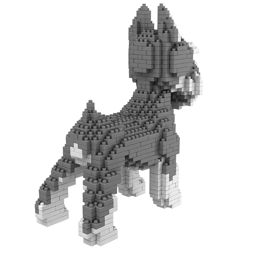 Schnauzer Mini Lego Blocks