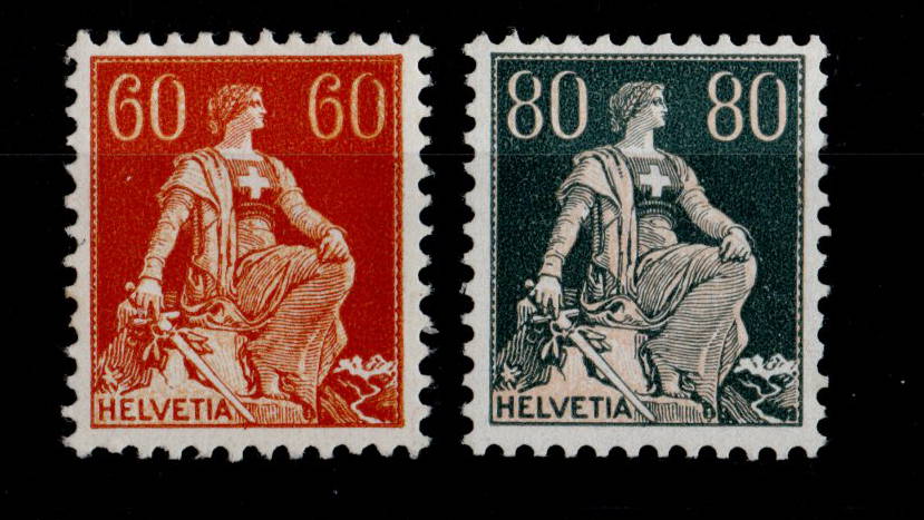 1918-33 Sitzende Helvetia pf