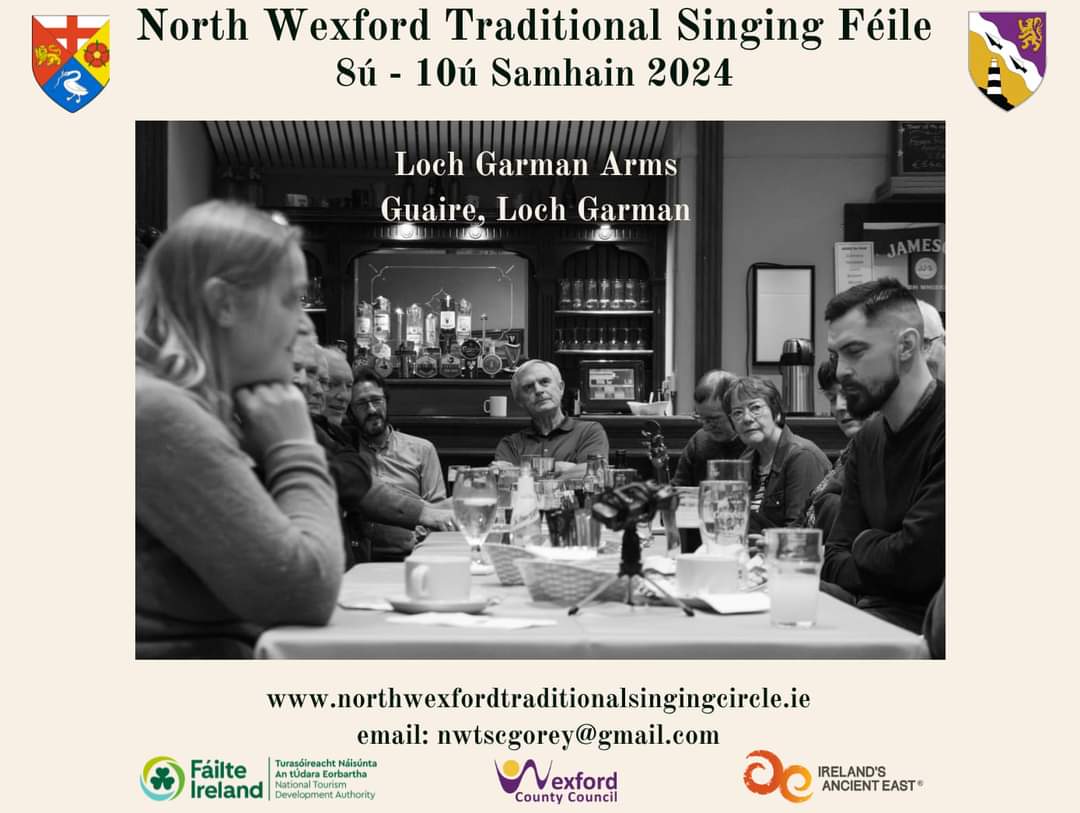 North Wexford Traditional Singing Féile 2024: 08th - 10th of November