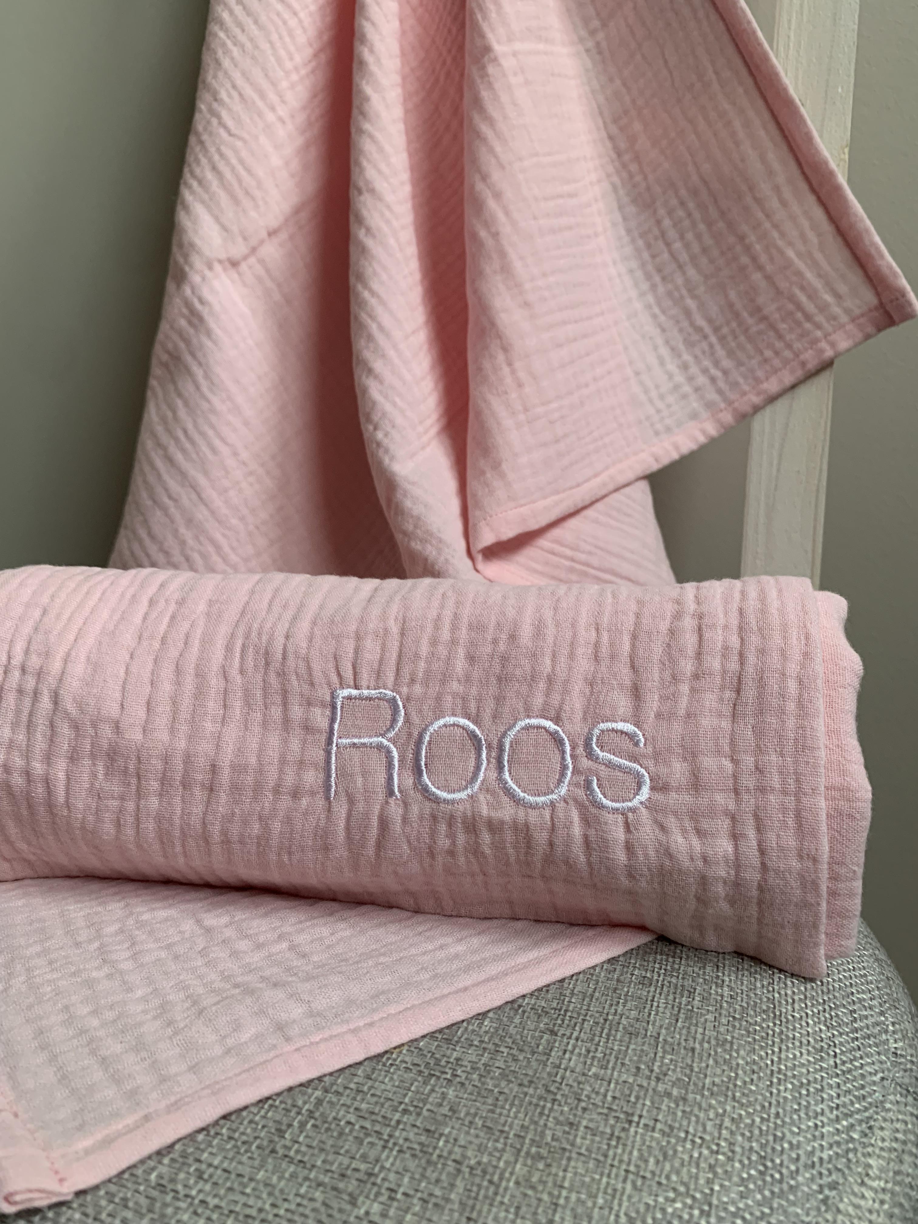 hydrofiele doek/swaddle roze