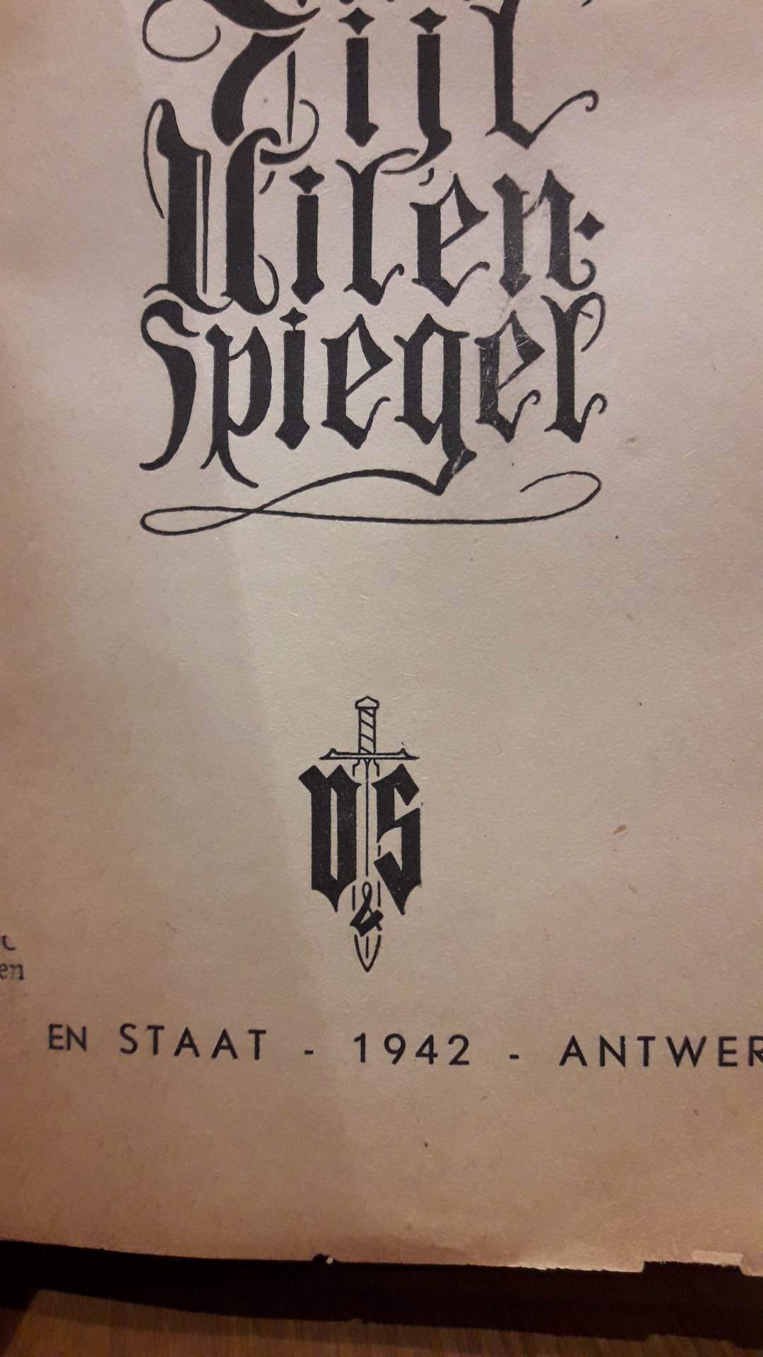 De Jeugd van Tijl Uilenspiegel door Raf Verhulst / uitgave 1942 Volk en Staat.