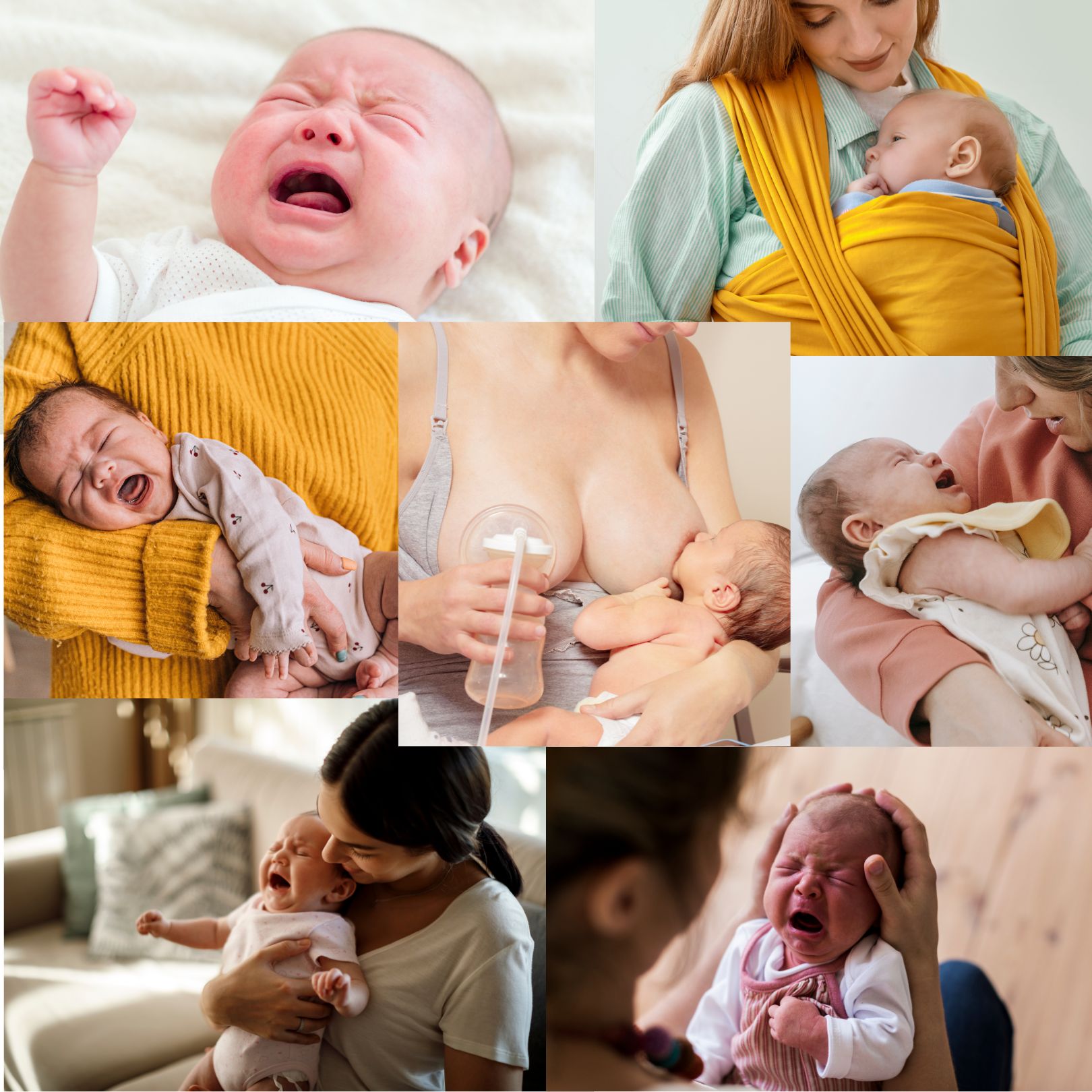 Borstvoeding en Onrust bij de Baby. Heeft het honger?  Maar de baby groeit wel heel goed.