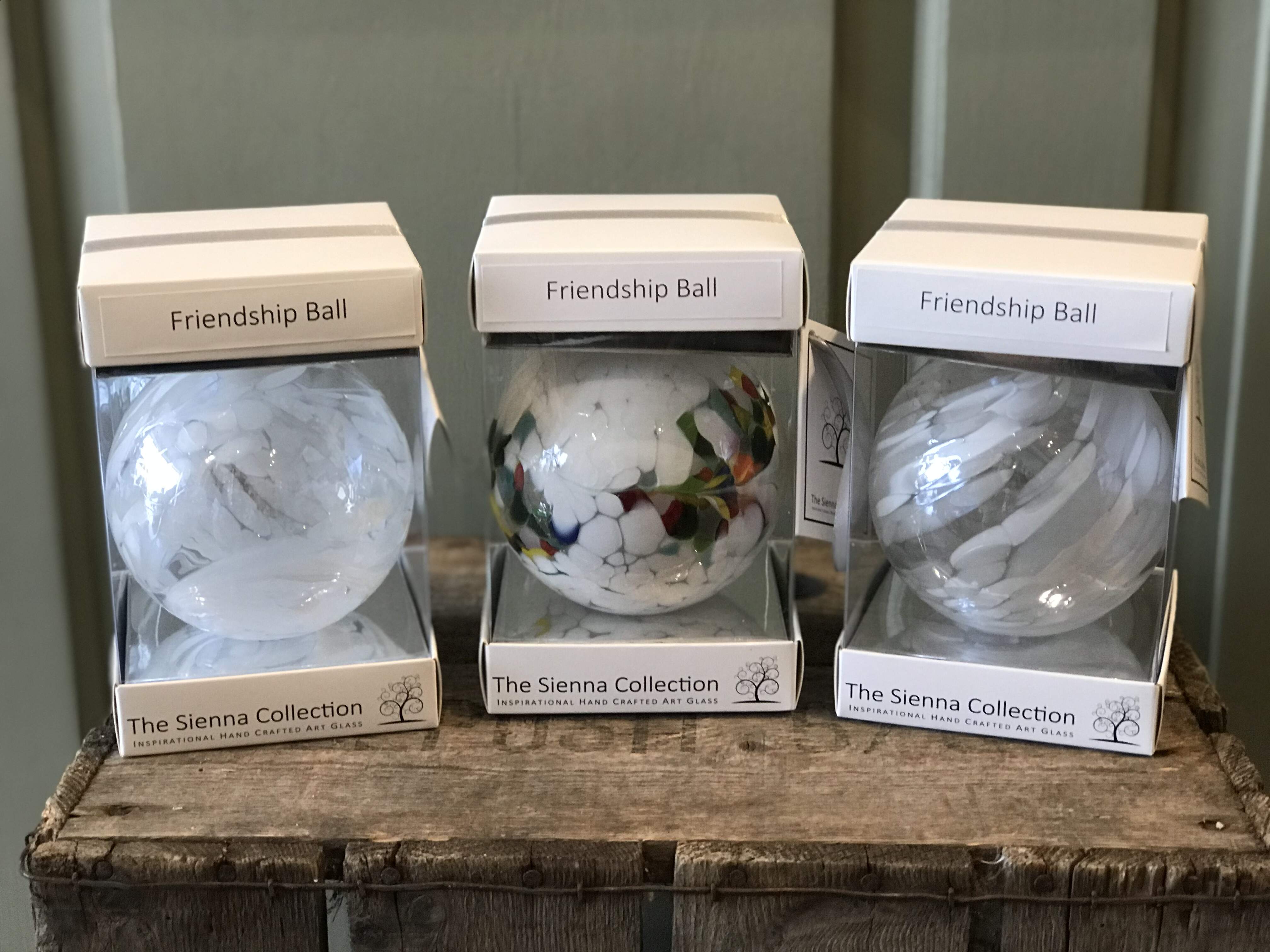 10cm Glass Friendship Balls