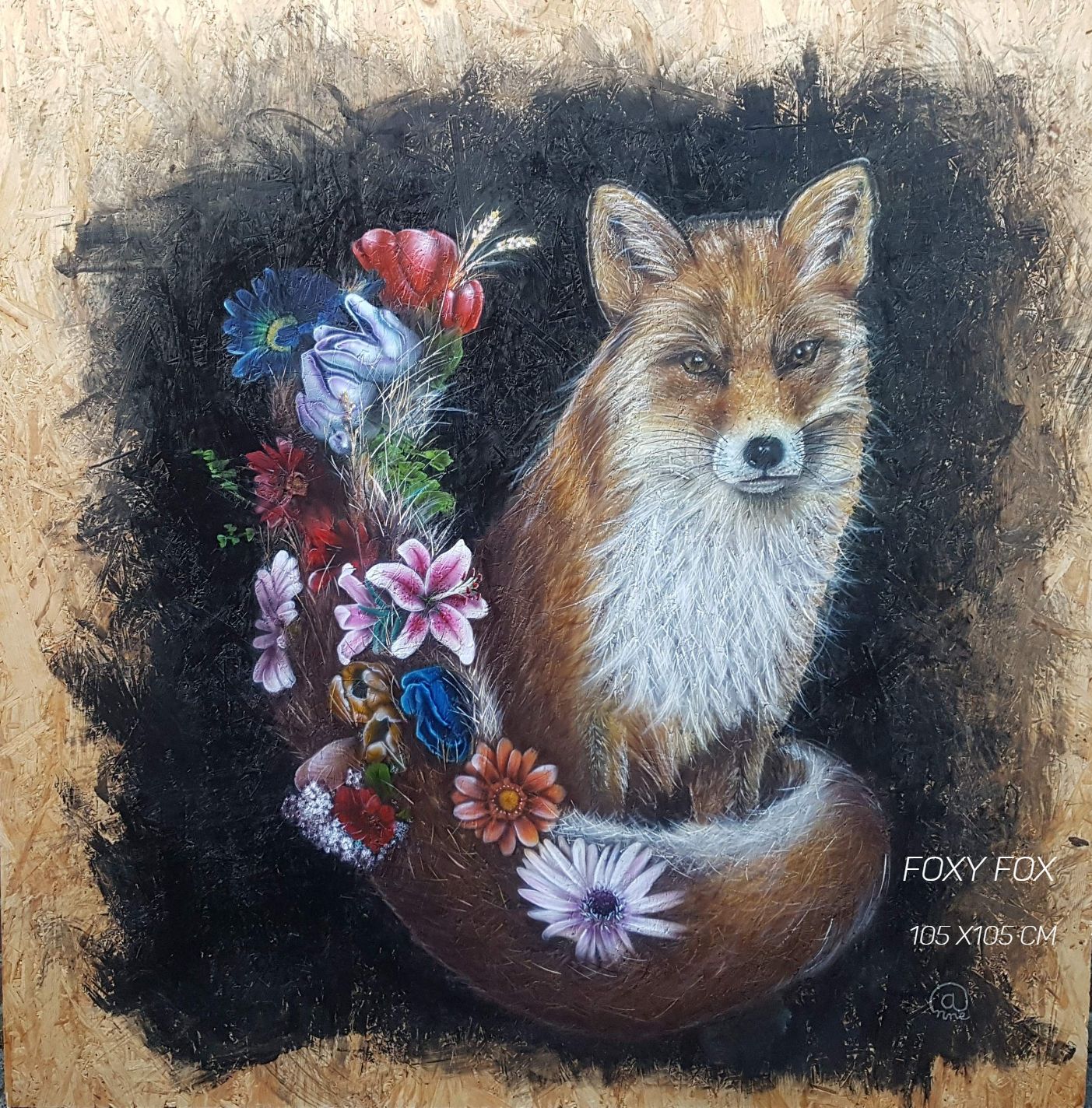Schilderij Foxy Fox