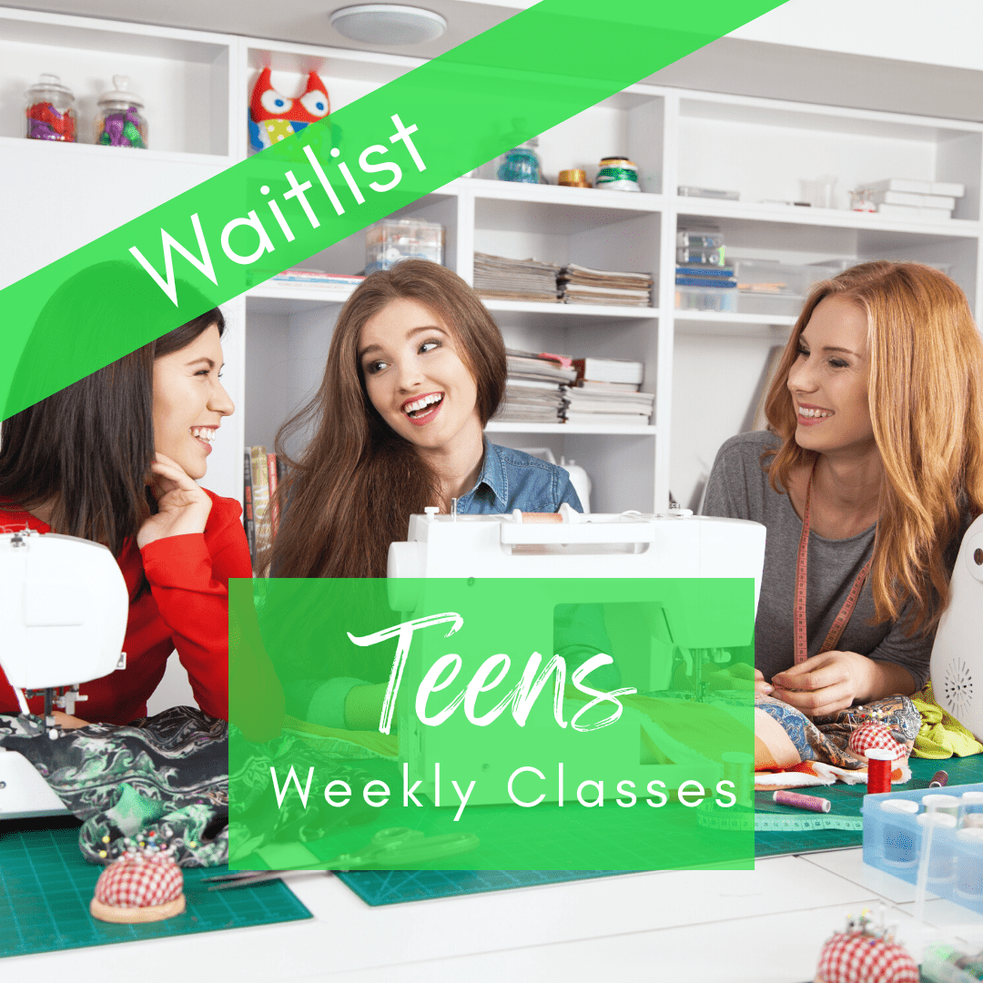 Teens Beginner Sewing Class - 6 weeks