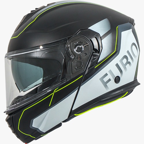 Helmet Vito modular furio matte black/yellow