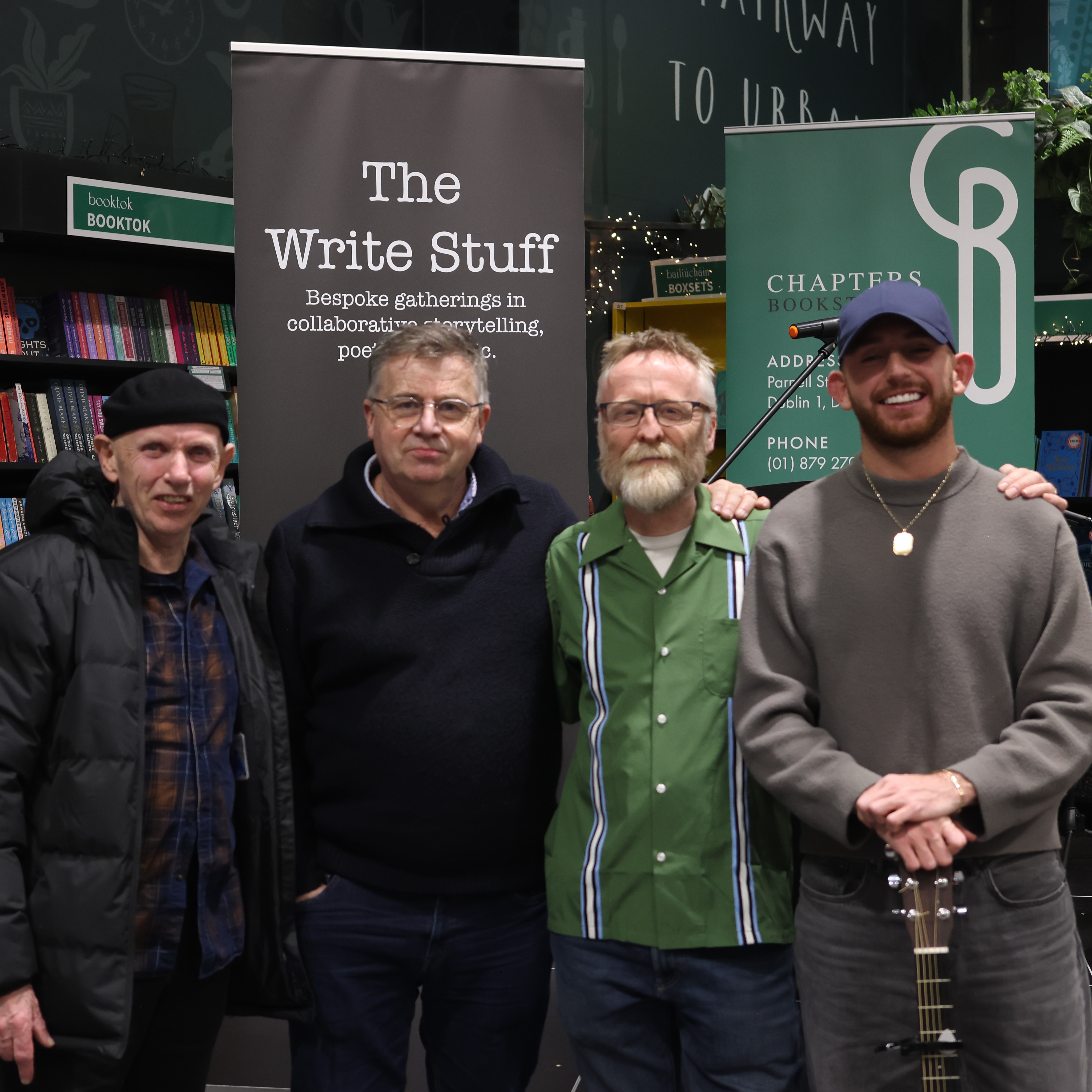 With Brush Shiles, Ciarán Moran & John O'Donnell