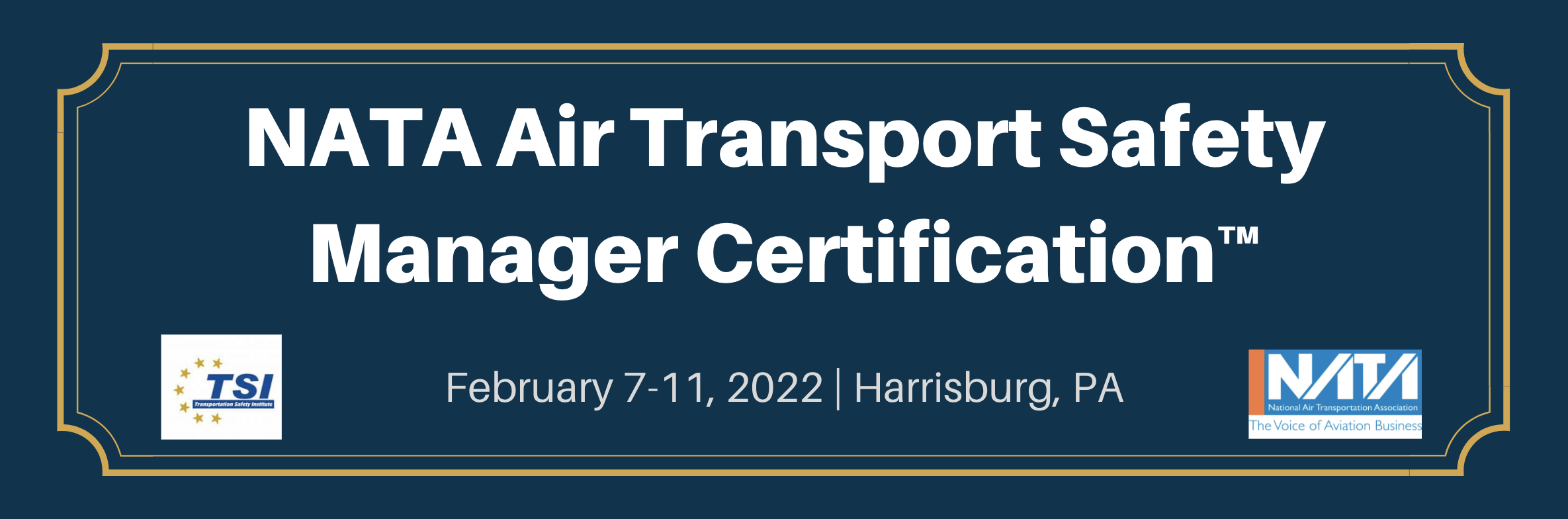 NATA - Air Transport Safety Manager Course