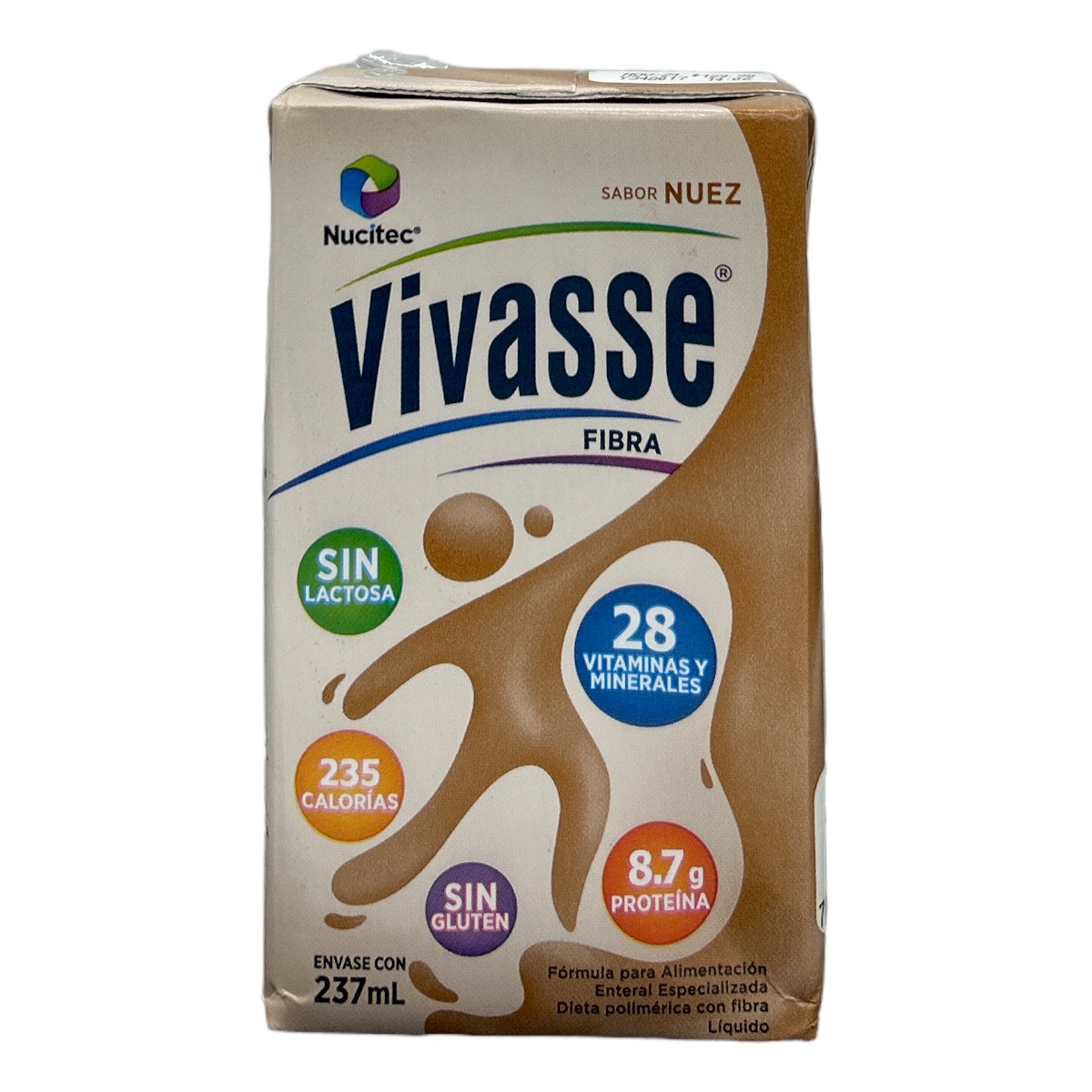 VIVASSE Fibra 237ml Sabor Nuez