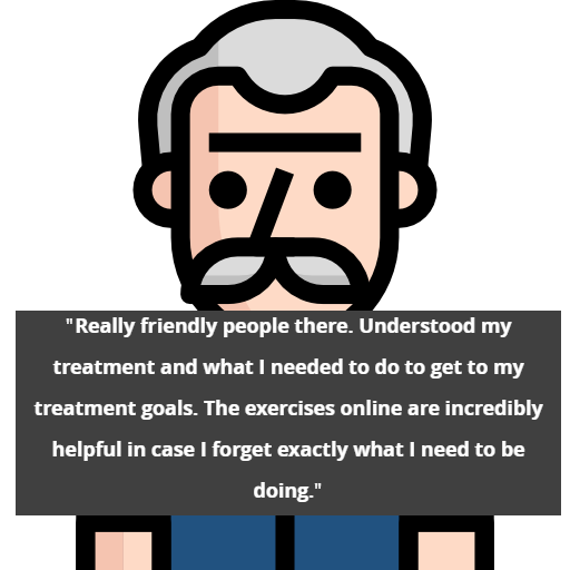 "Really friendly people there. Understood my treatment and what I needed to do..."