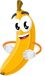 Gezonde lunchtrommel banaanjpg