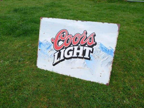 Coors Light Tin Sign