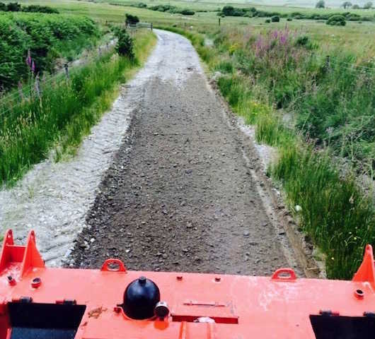 Farm access road repairs Dumfries and Galloway