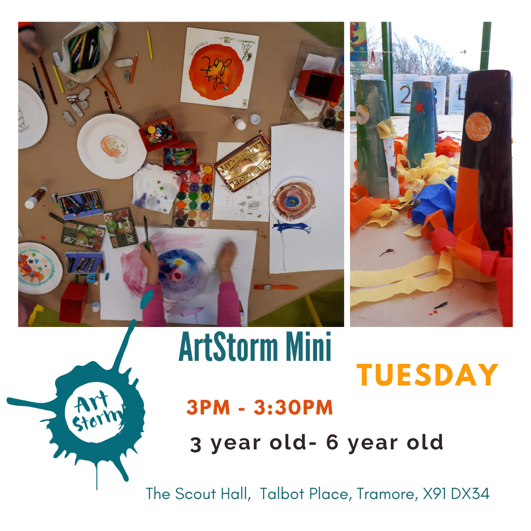 ArtStorm Mini - 3 - 6 year olds - TUESDAY