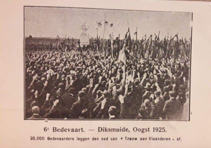 Postkaart Ijzerbedevaart Diksmuide - Ijzertoren 1925  / LN 112
