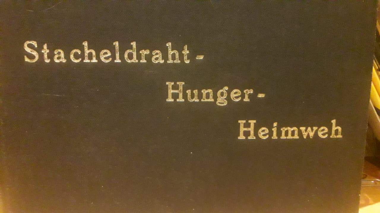 Stacheldraht - Hunger - Heimweh / zeldzaam boekje 1955 Lot Duitse krijgsgevangenen - 84 blz
