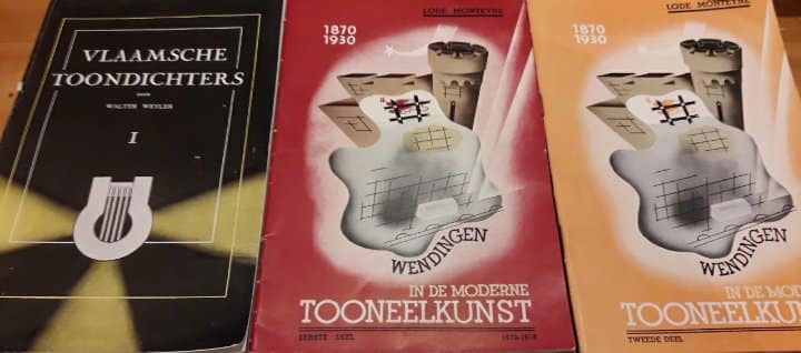 7 brochures van de zeldzame reeks van het Nationaal instituut voor Radio-omroep 1937-38