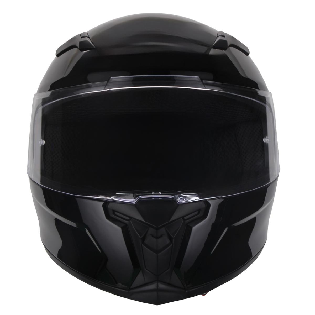 Helmet full-face vito duomo shiny black