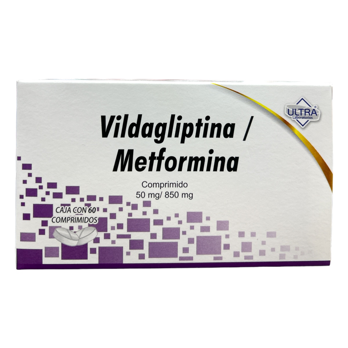 Vildagliptina/Metf Comp 50/850 C/60 ULTRA