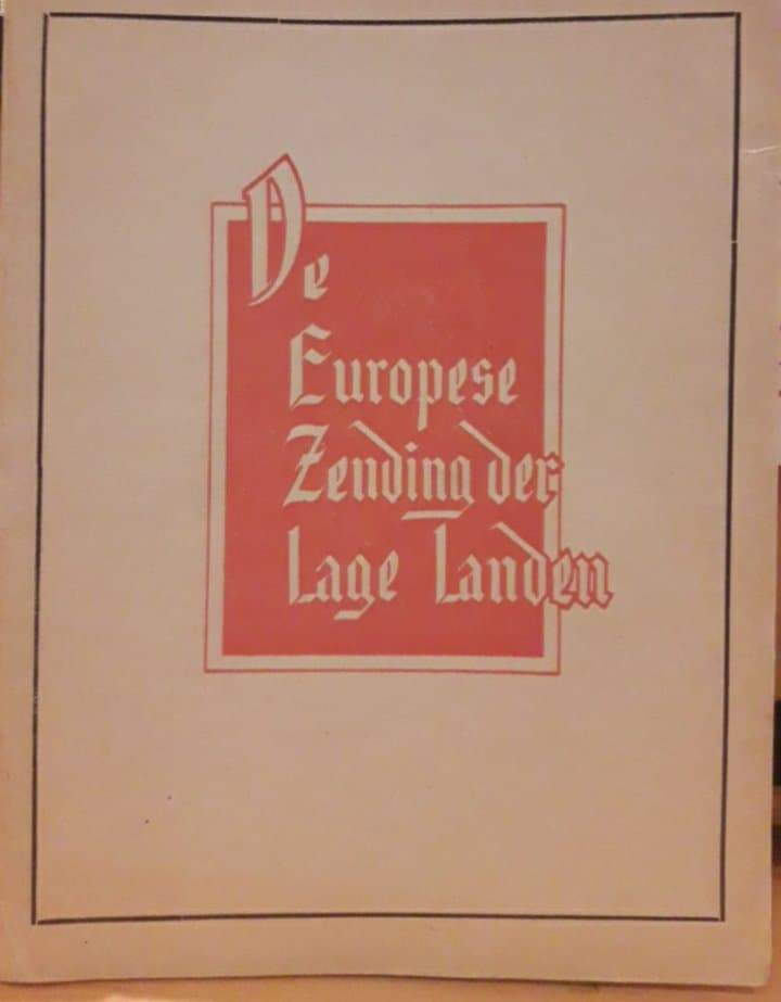 De Europese zending der Lage Landen - Van Severen - brochure oranje uitgaven / 36 blz