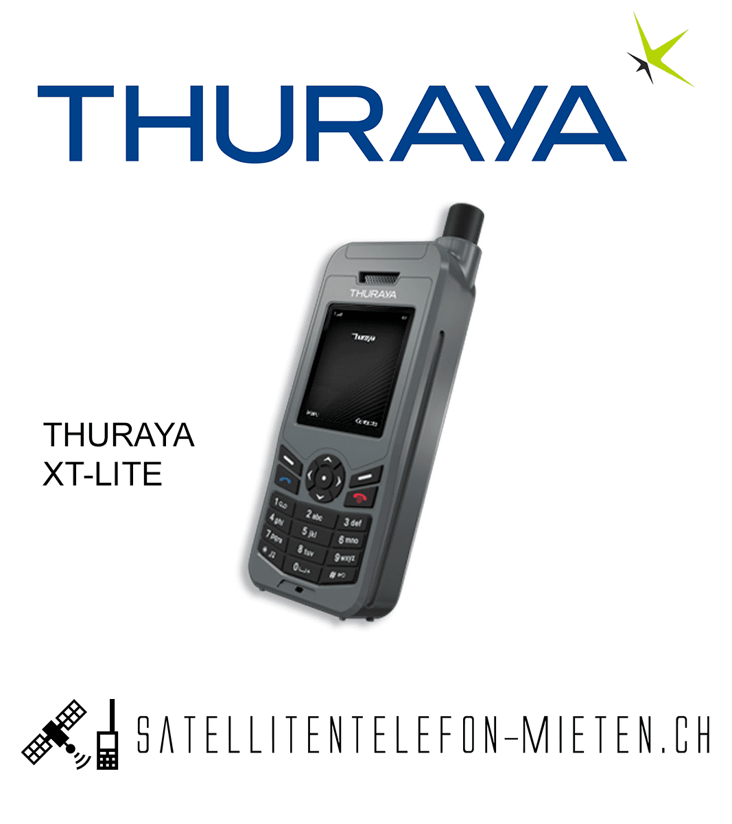 THURAYA XT-LITE von satellitentelefon-mieten.ch