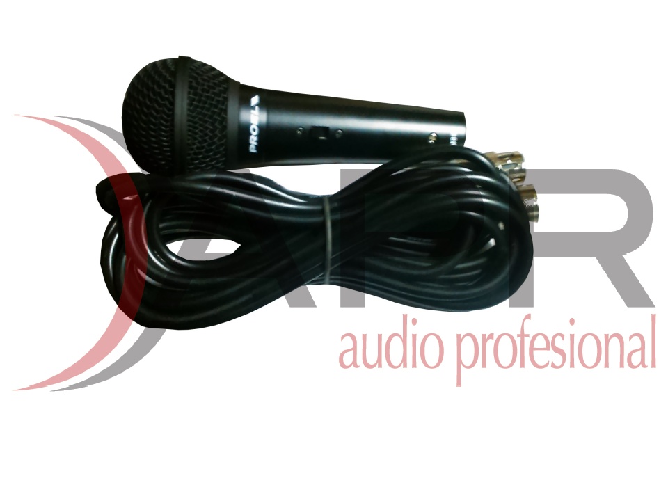Micrófono dinámico con cable, modelo DM800, marca PROEL
