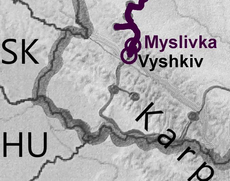 Van Myslivka naar Vyshkiv