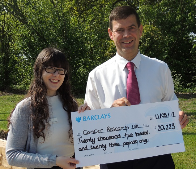 Polar Cash Presented to Cancer Charity