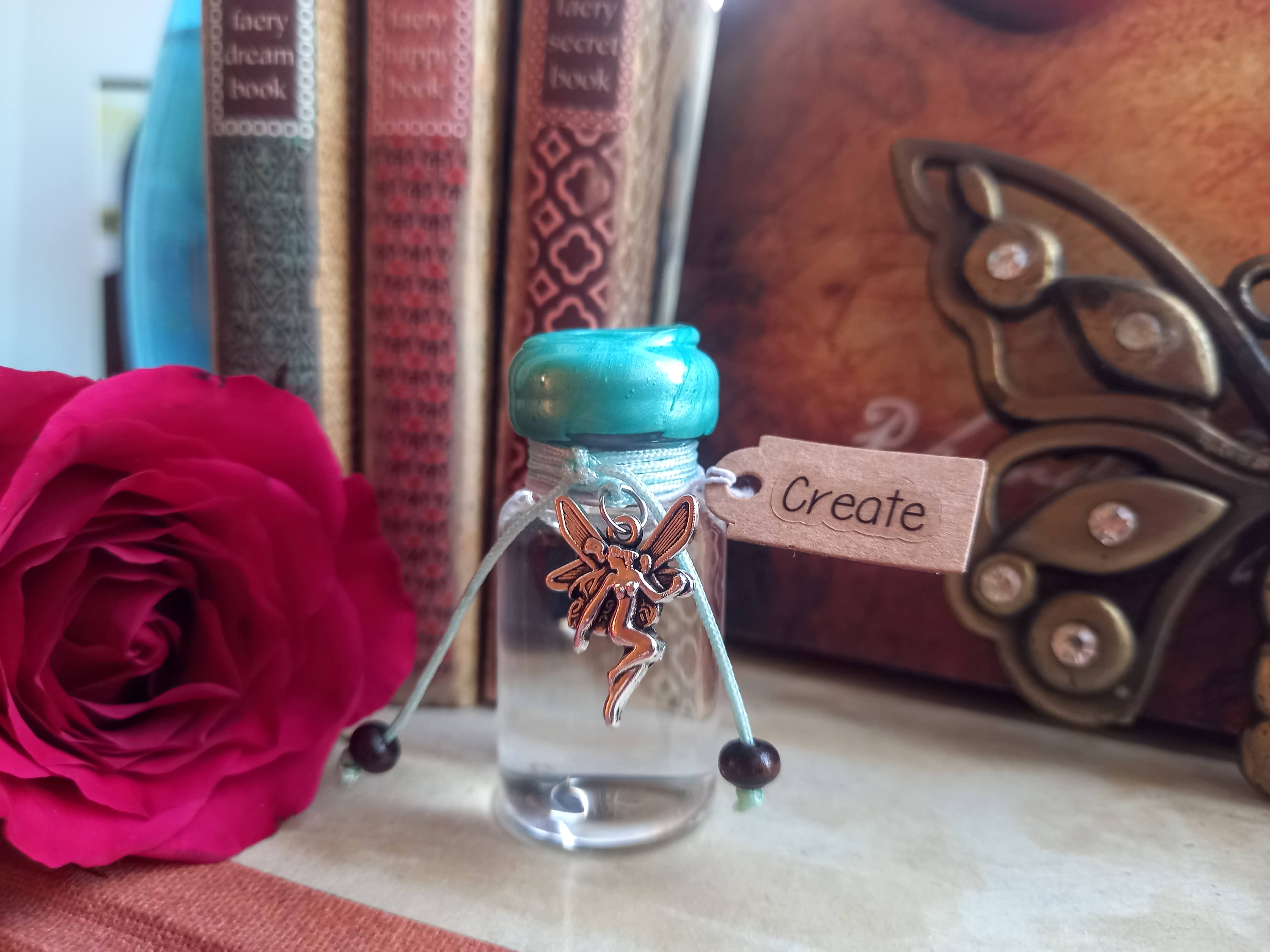 VIAL* Fairy Play Creativity - Charmed Vial filled with St.Brigid Well Water from an Irish Holy Well.