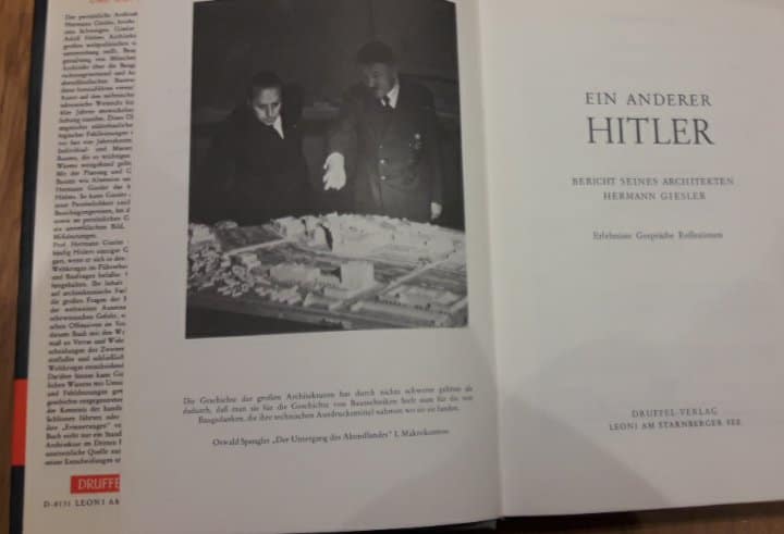 Ein andere Hitler door architectHermann Giesler - Druffel verlag 525 blz