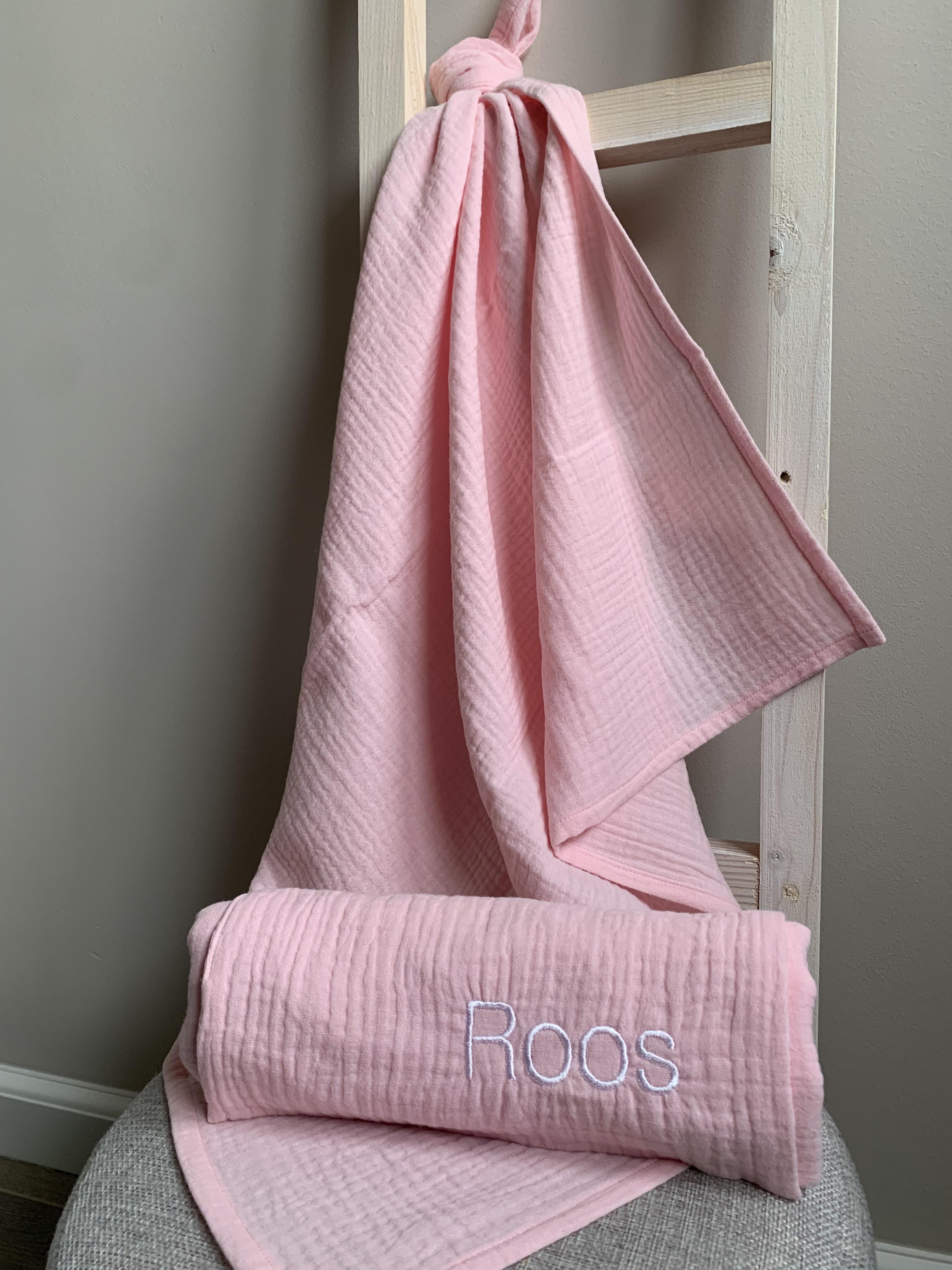 hydrofiele doek/swaddle roze