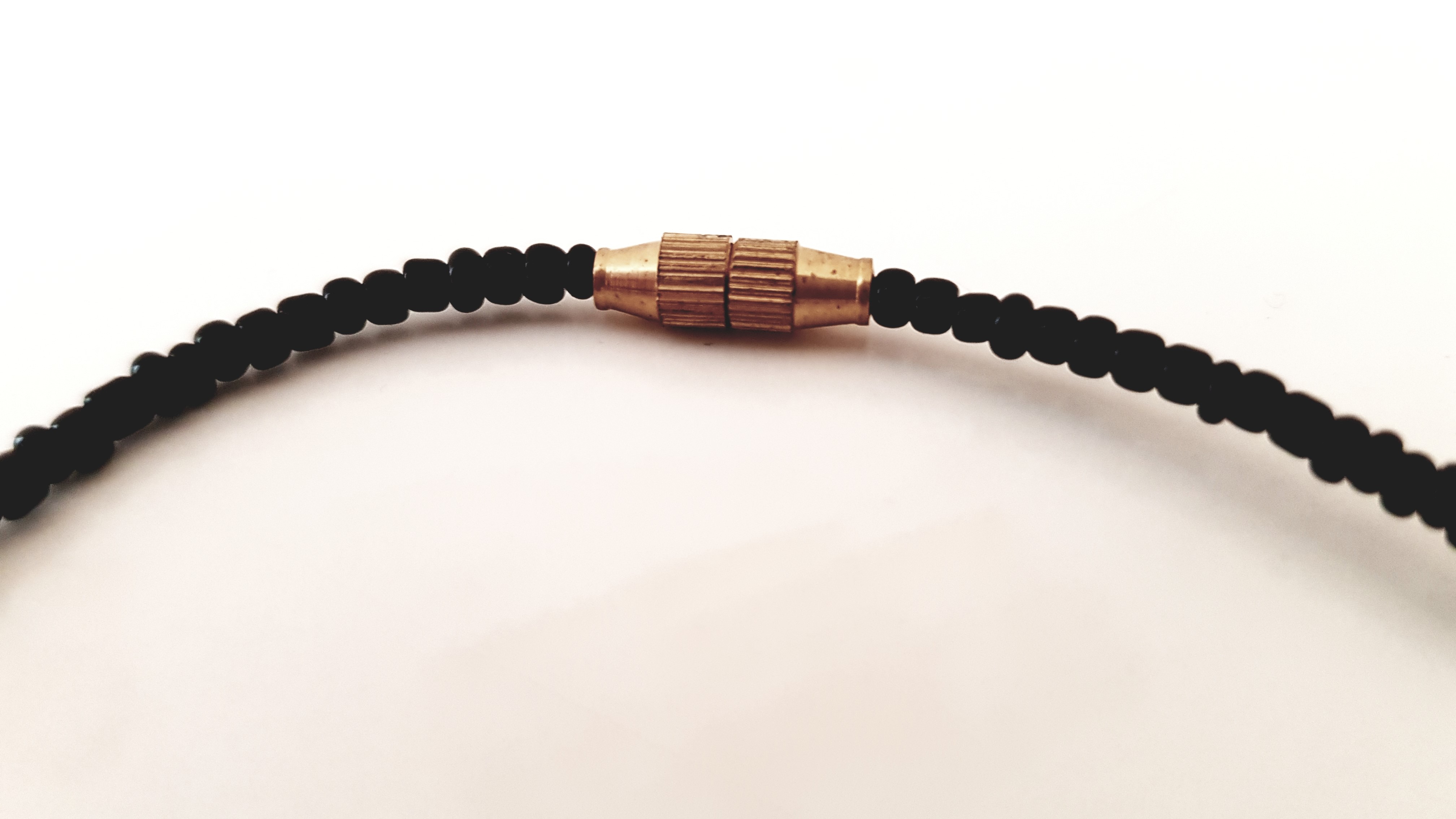 African Bone Necklace Tusk (Brown)