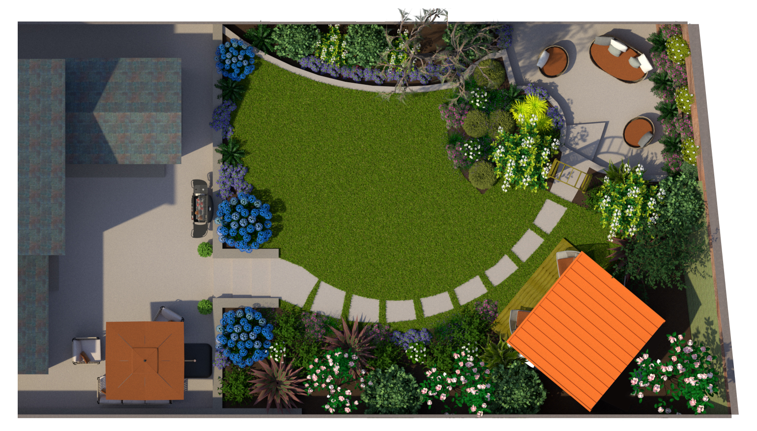 VR Garden Design, Landscape Design, Ireland